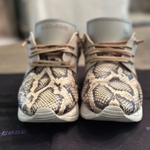 RARE! EsseutEsse Python Fringe Sneakers Size 40